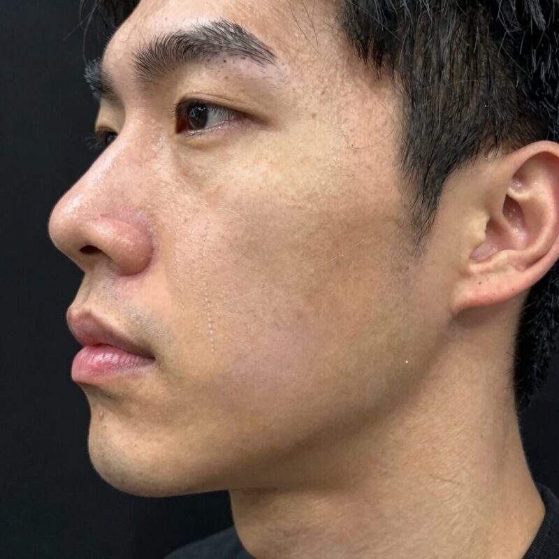 슈링크 리프팅 효과 턱선 변화 이미지