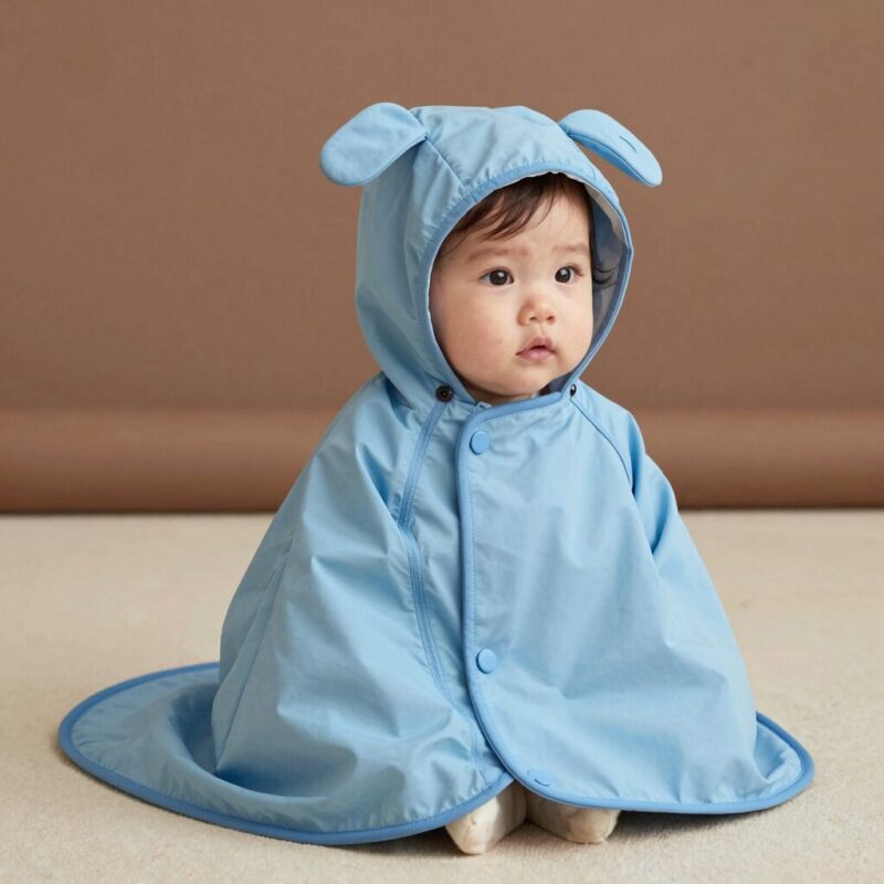 블루독 베이비 도기 점퍼 아기 바람막이 실내외 활용 모습