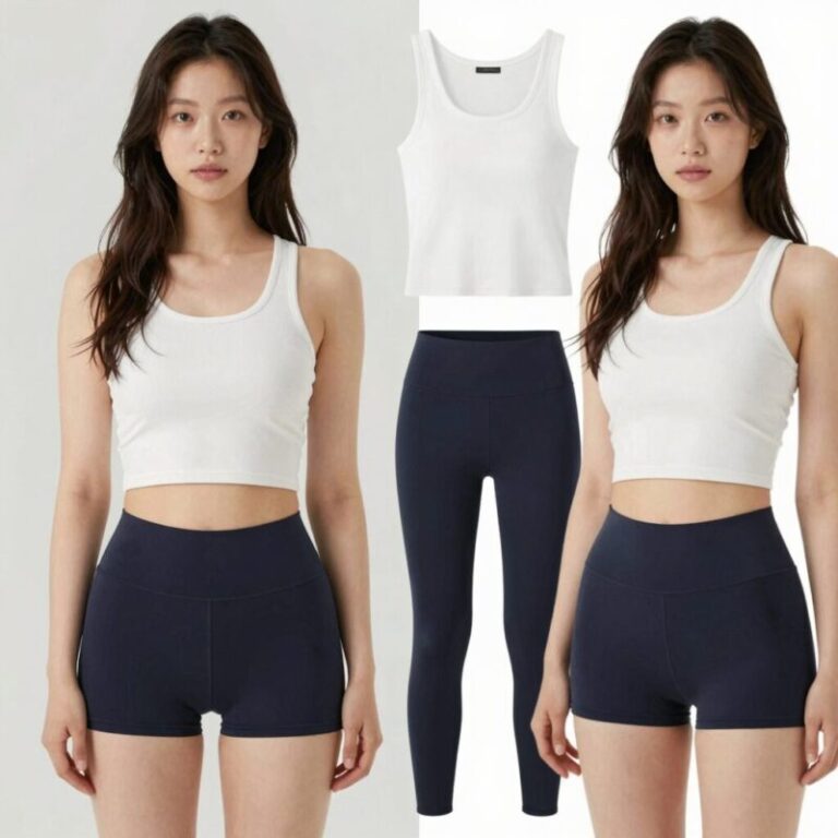여성용 치마바지 코디룩