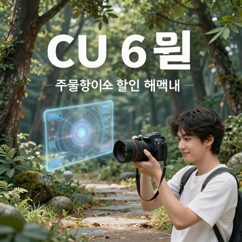 CU 6월 행사 할인 정리 1 CU 6월 행사 할인 혜택 안내 포스터