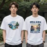 커스텀멜로우 아트 콜라보 반팔티 세바스찬 쇼메톤과 빈센트 드 보어 디자인 비교