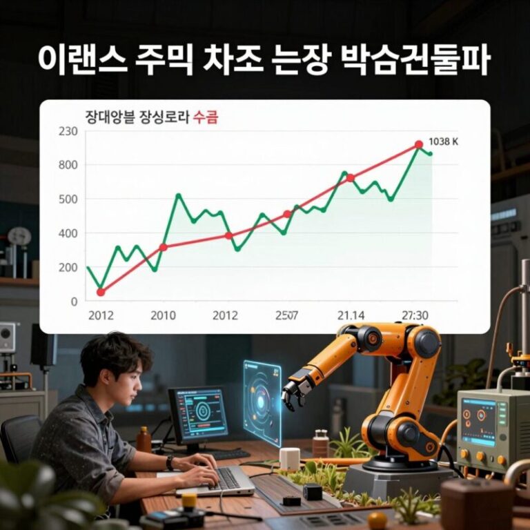 이랜시스 주가 차트 분석 박스권 돌파 장대양봉 삼성 로봇 수급
