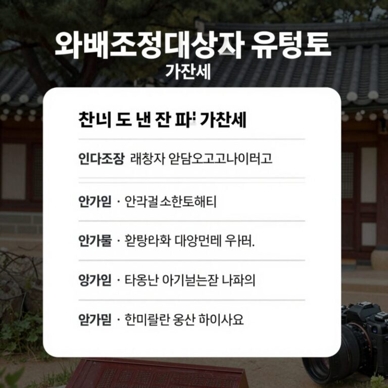 외부조정대상자 신고 유형 표와 가산세 설명