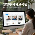 금융투자교육원 투자 첫걸음 금융투자교육원 온라인 교육 화면으로 다양한 투자 과정을 선택할 수 있는 학습 플랫폼