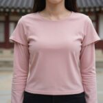 나솔사계 경리 핑크 오프숄더 코디 나솔사계 경리가 착용한 소프트서울 핑크 오프숄더 레이어드 탑