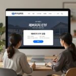 레버리지ETF 교육 이수 방법 금융투자교육원 홈페이지에서 레버리지 ETF 교육 이수 신청 화면