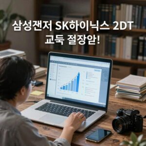 삼성전자 SK하이닉스 2배 레버리지 ETF 교육 절차와 위험성을 설명하는 이미지