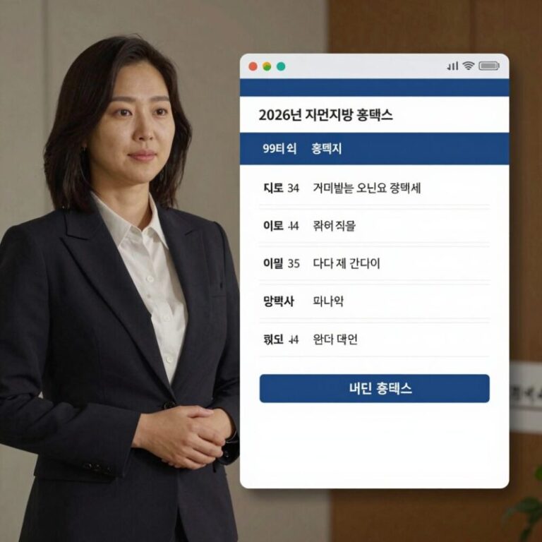 2026년 개인지방소득세 홈택스 신고 화면 설명
