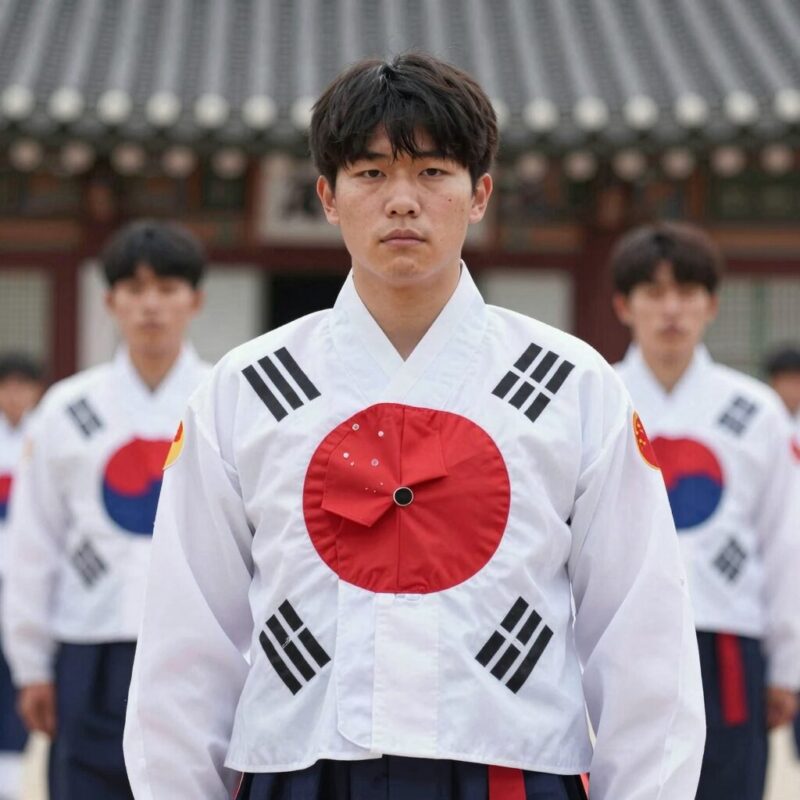현충일 영어로 Memorial Day 의미 정보 1 한국 현충일 태극기 조기 게양 예시 사진
