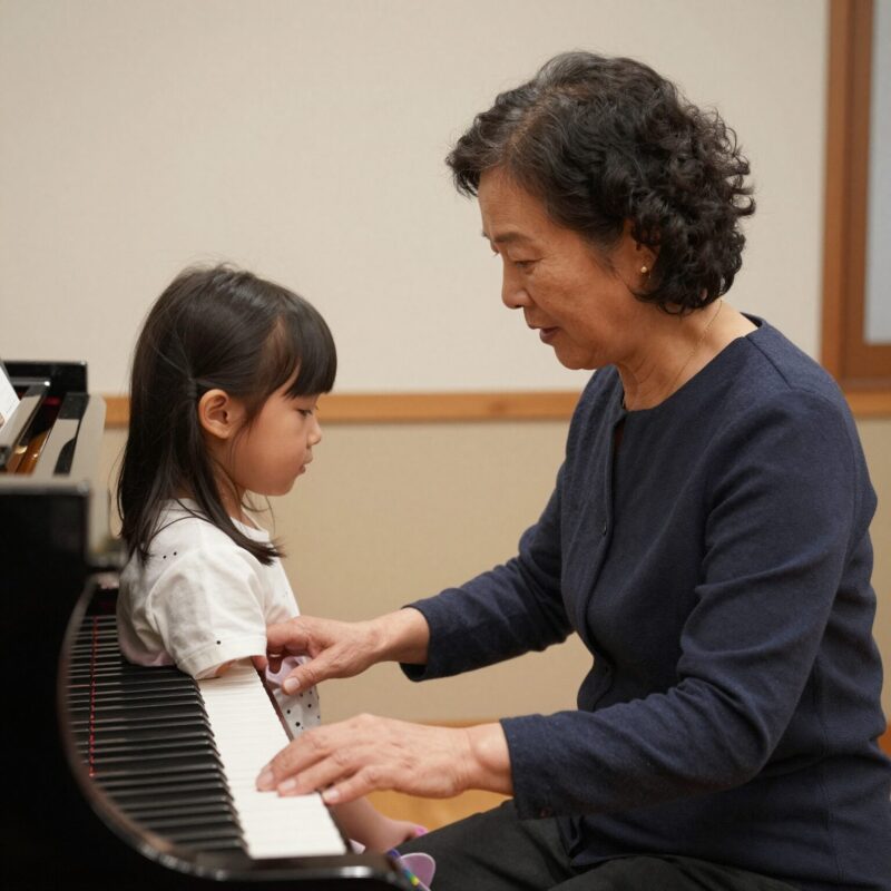 어버이날 노래 추천, 마음을 전하는 가장 따뜻한 선물 1 딸이 피아노로 어머님 은혜를 연주하며 어머니께 들려주는 따뜻한 장면