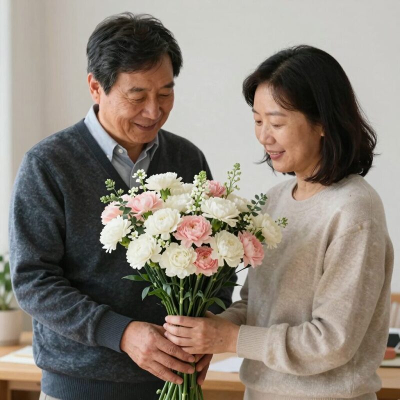 어버이날 카네이션 꽃다발 부모님께 드리는 감사 선물