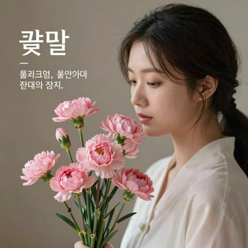 분홍 카네이션 꽃말 의미 설명
