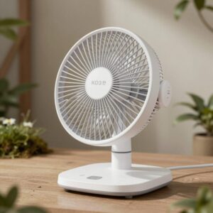 플러스마이너스제로 테라스팬 K030 무선 선풍기 화이트 그레이