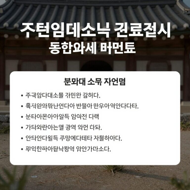 주택임대소득 신고 절차와 분리과세 종합과세 비교표