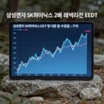 삼성전자 SK하이닉스 2배 레버리지 ETF의 일일 수익률 추종 구조와 음의 복리 현상을 설명하는 그래픽