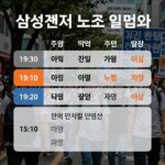 삼성전자 노조 파업 일정과 주요 변수