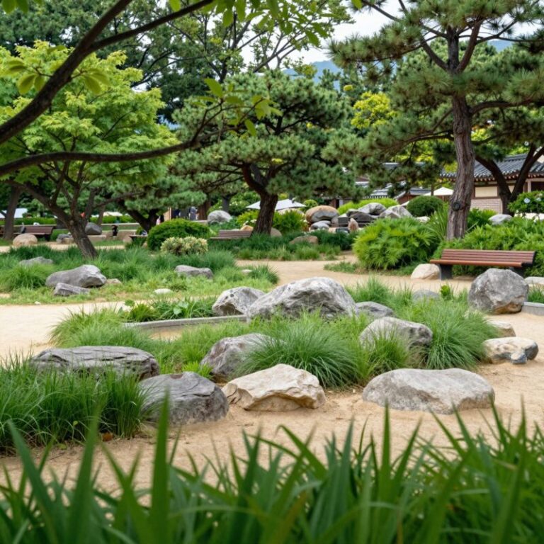 서소문 공원의 아름다운 풍경