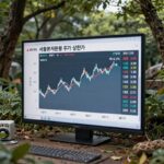 서울전자통신 주가 상한가 차트