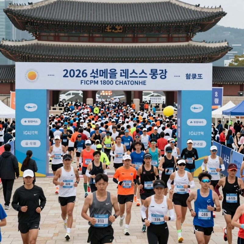 서울레이스 접수 치열한 이유와 준비팁 1 2026 서울레이스 출발선 서울시청광장에서 수천 명의 러너가 모인 모습