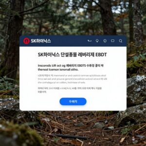 SK하이닉스 단일종목 레버리지 ETF 교육 수료증 등록 화면