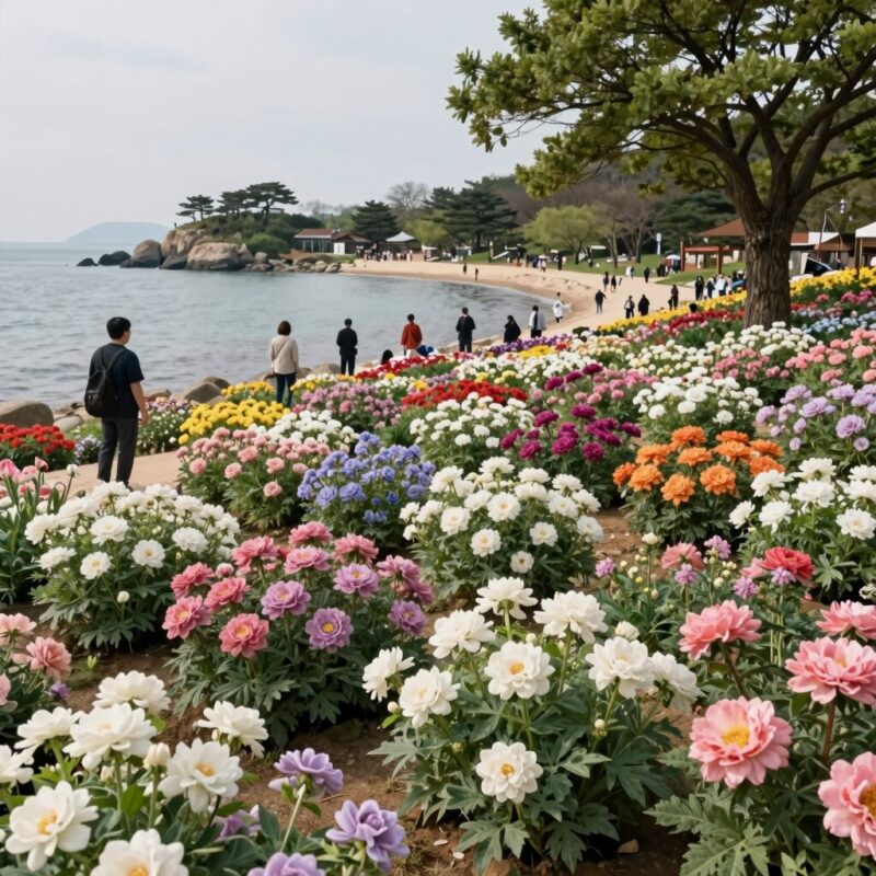 6월꽃 명소 자라섬 아일로사 1 가평 자라섬 꽃페스타 수국동산 풍경