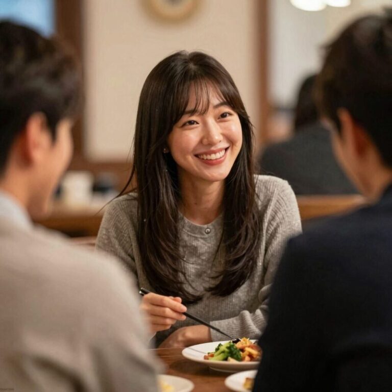 14기 순자가 나는 솔로 데이트 장면에서 미소 지으며 상대방과 대화하는 모습