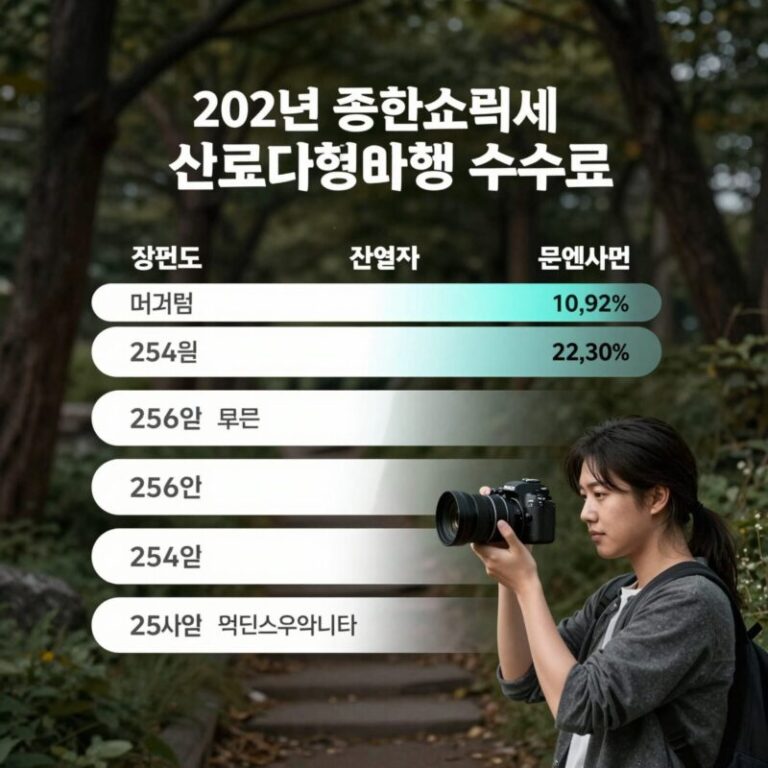 2026년 종합소득세 신고대행 수수료 비교 차트