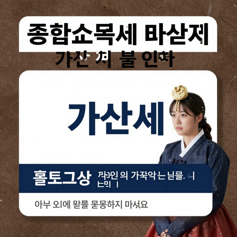 종합소득세 미신고 시 가산세와 불이익 요약 이미지