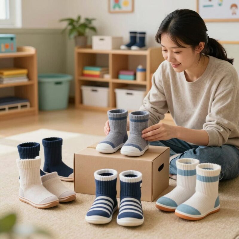 어린이집 선생님 졸업선물 덧신 양말 선물세트 구성