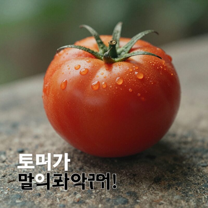 토마토 효능부터 보관법까지 1 토마토의 효능과 영양성분을 나타낸 이미지