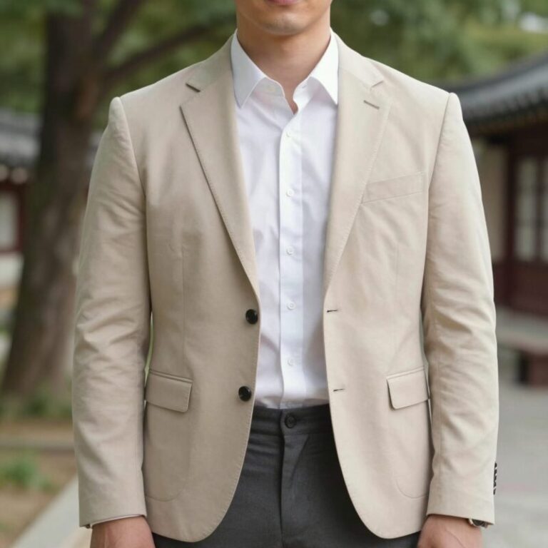 타미힐피거 반팔 카라티 깔끔한 출근룩 코디 이미지