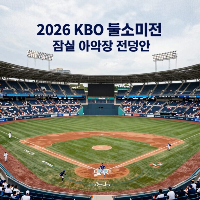 2026 KBO 올스타 투표 꿀팁 1 2026 KBO 올스타전 잠실 야구장 전경과 투표 안내