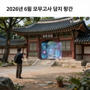 2026년 6월 모의고사 답지 확인 페이지 화면