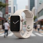 애플워치 SE3 40mm 스타라이트 색상 제품 사진