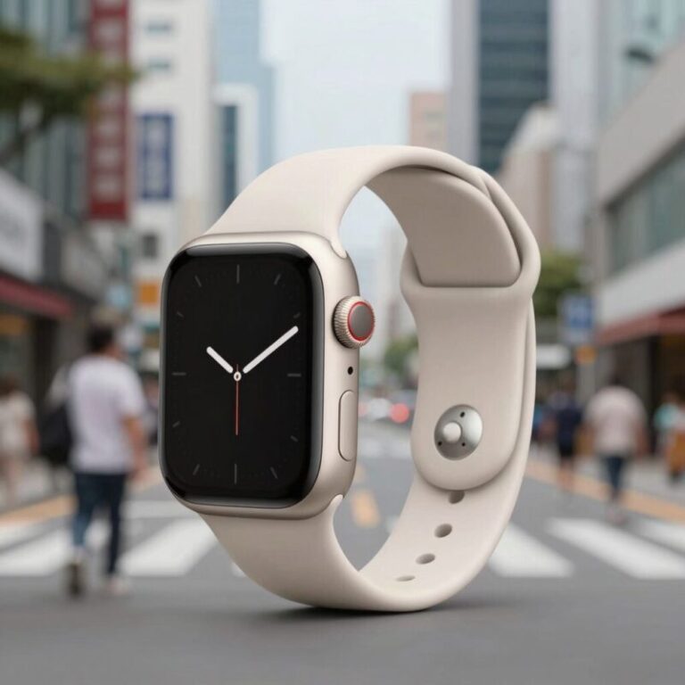 애플워치 SE3 40mm 스타라이트 색상 제품 사진