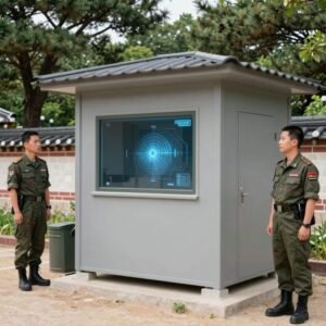 군 후방 부대 경계 초소 모습, 민간 경비업체 위탁 대상 시설