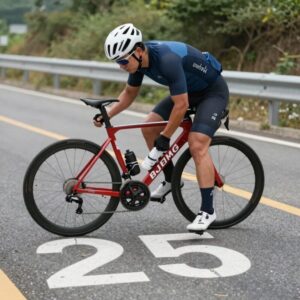 BJ타이슨 자전거 사고 현장 25번 국도
