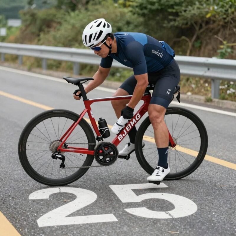 BJ타이슨 자전거 사고 현장 25번 국도