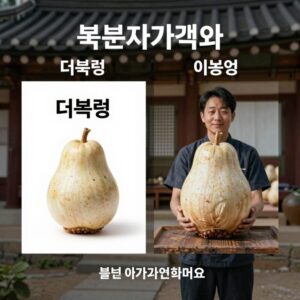 복분자가격과 더복력 효능을 비교하는 사진