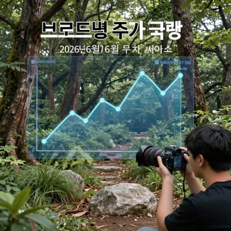 브로드컴 주가 급락 차트 2026년 6월