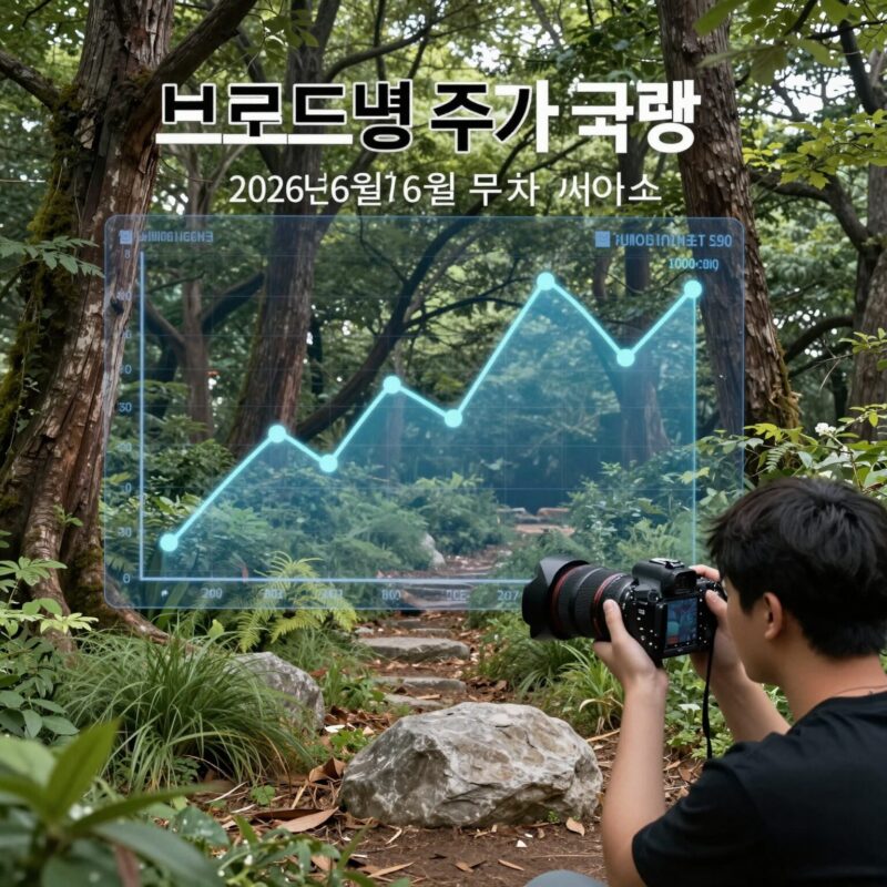 브로드컴 주가 급락 차트 2026년 6월