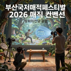 부산국제매직페스티벌 2026 매직컨벤션 영화의전당 공연 포스터