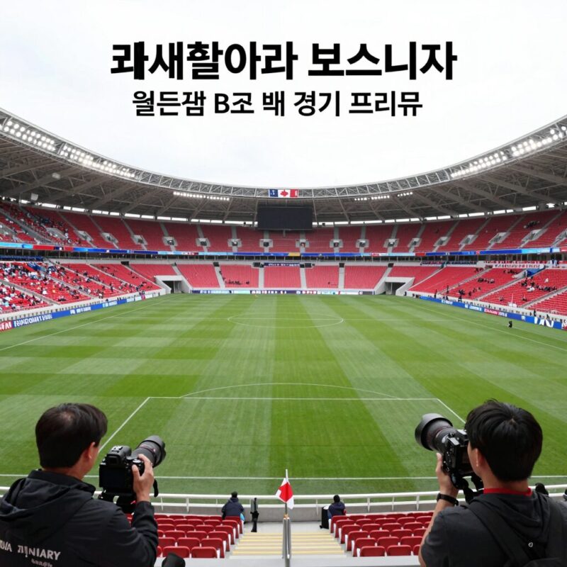 캐나다 보스니아 월드컵 첫 대결 1 토론토 스타디움에서 열리는 캐나다와 보스니아의 월드컵 B조 첫 경기 프리뷰 이미지
