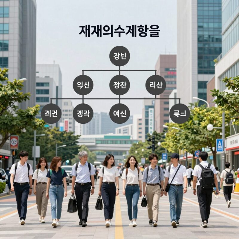 경우의수 계산을 위한 트리 다이어그램 예시