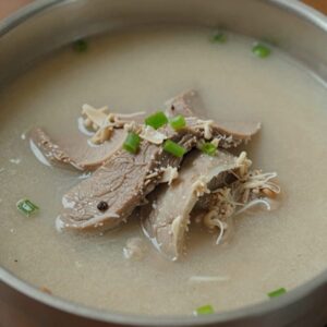 초계국수 완성된 모습