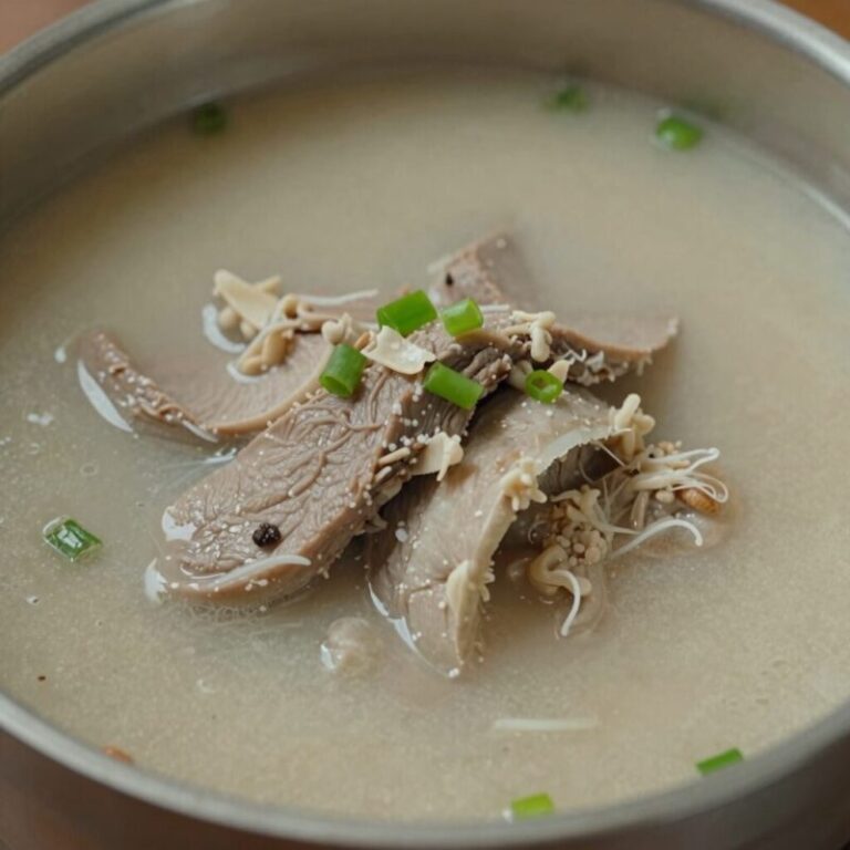 초계국수 완성된 모습