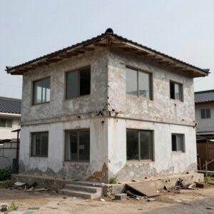 충주 폐리조트 외관 방치된 모습