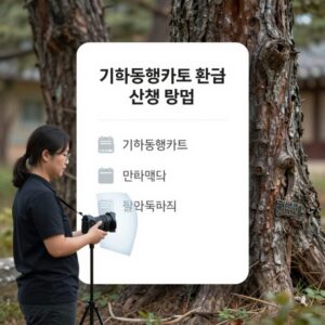 기후동행카드 환급 신청 방법을 설명하는 이미지