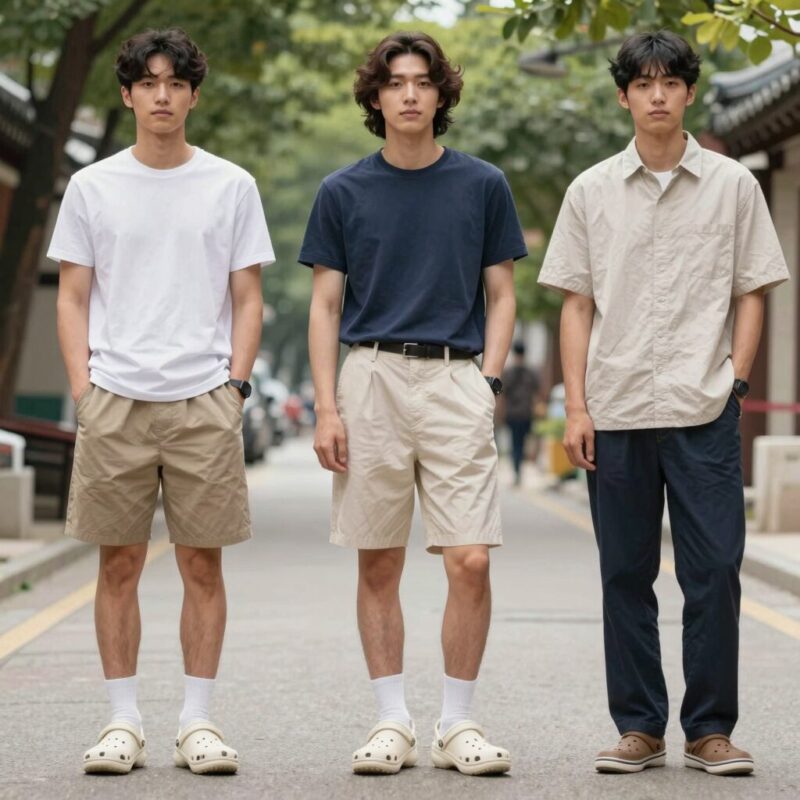 크록스 클래식 클로그 완벽 분석 1 여름 패션 크록스 클래식 클로그 다양한 스타일링 예시