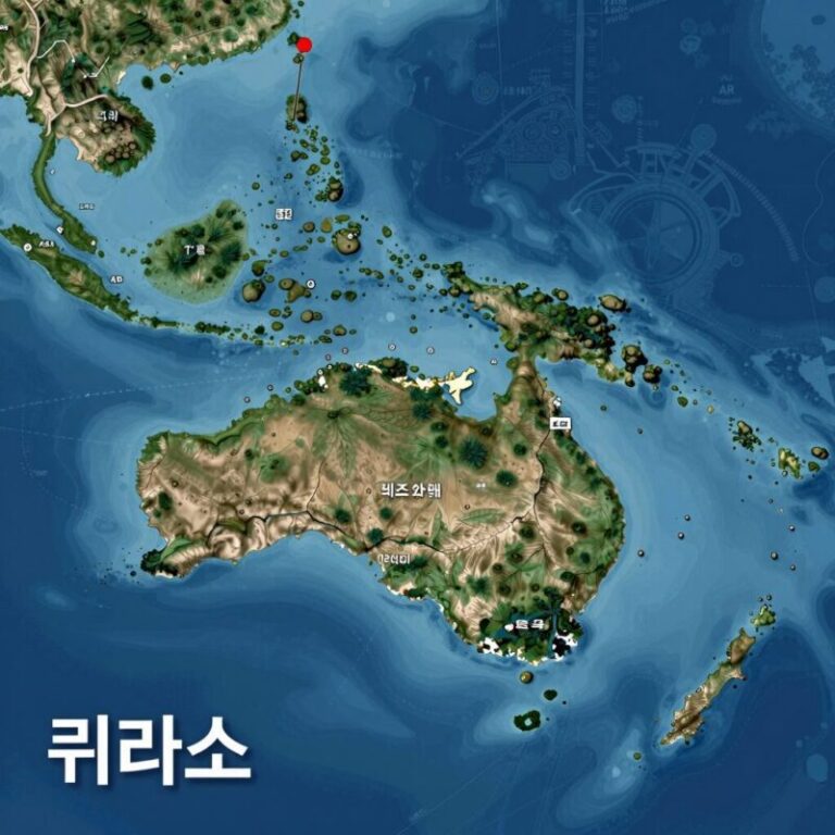 퀴라소 위치를 나타낸 카리브해 지도. 베네수엘라 북쪽에 표시된 섬